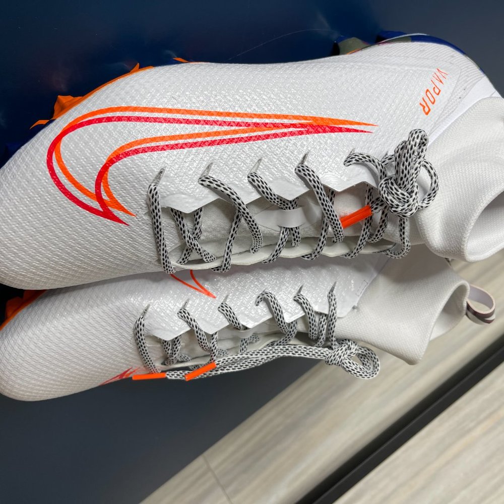 Vapor Untouchable Pro 3 Orange White Camo Cleats - Picture 8 of 8
